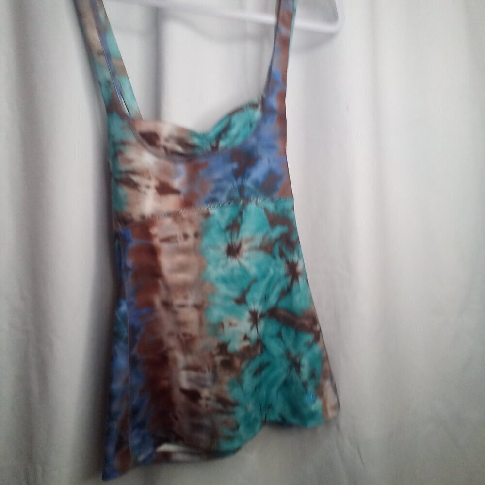 Mika Tank Top L Strappy Yoga Athletic Active Colorful - Picture 16 of 16